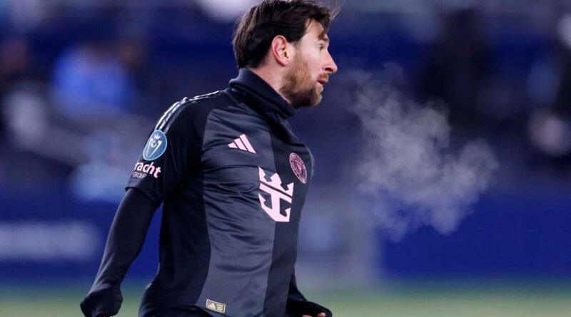 Lionel Messi “descongeló” el empate del Inter Miami en condiciones extremas