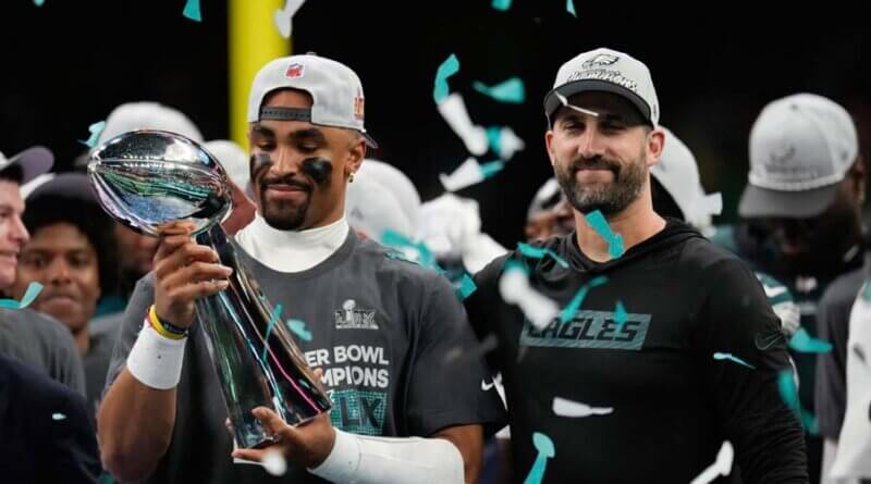 Jalen Hurts rompe varios récords para quedarse con el MVP del Super Bowl LIX