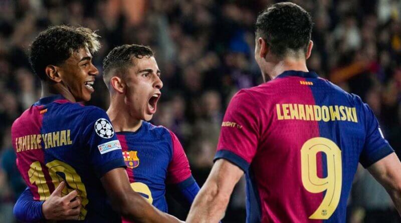 Barcelona golea y tiene medio pie en semifinales de Champions League