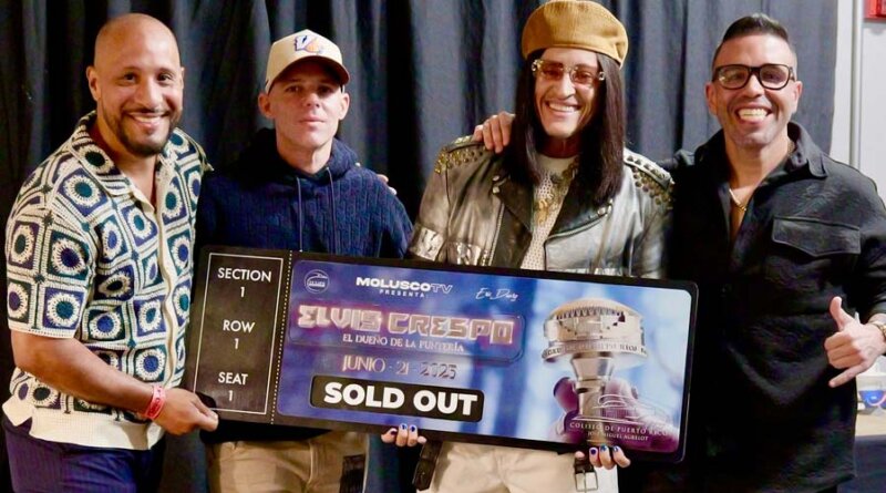 Elvis Crespo reina como el “Rey del Merengue”, electrizando a 15,000 fanáticos en un SOLD-OUT en Puerto Rico