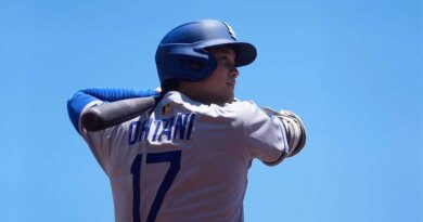 Shohei Ohtani rompe 3 récords ofensivos de los Dodgers ante del Juego de Estrellas