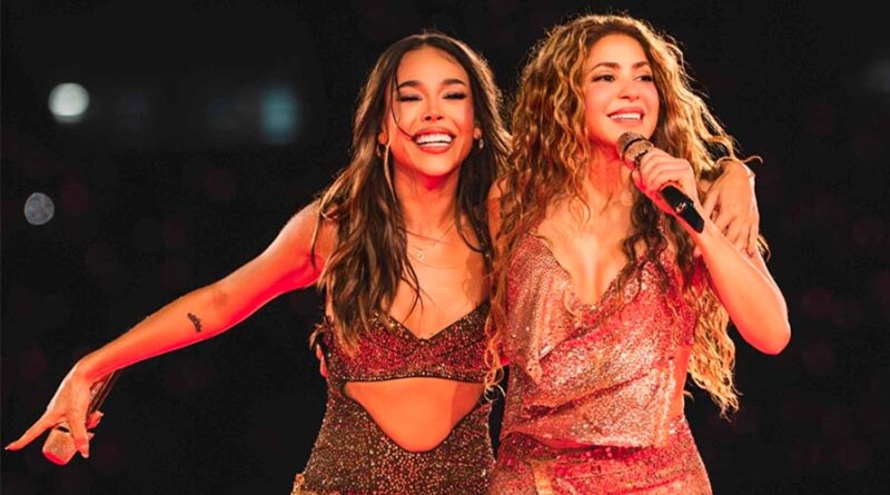 Danna Paola dedica emotivo mensaje a Shakira tras compartir escenario en México
