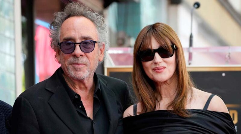 Tim Burton y Monica Bellucci anuncian su ruptura tras casi tres años juntos