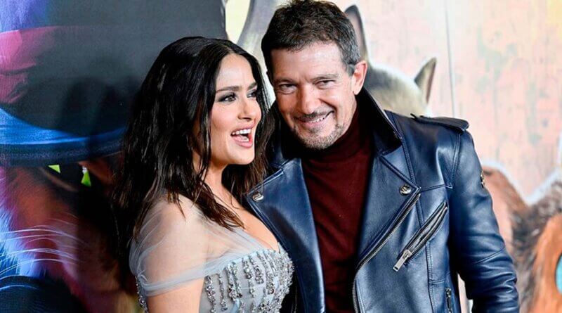 Antonio Banderas dedica tierna felicitación a Salma Hayek por su cumpleaños 59