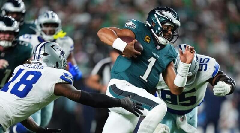Cowboys perdonan a Eagles en el juego de apertura de la NFL