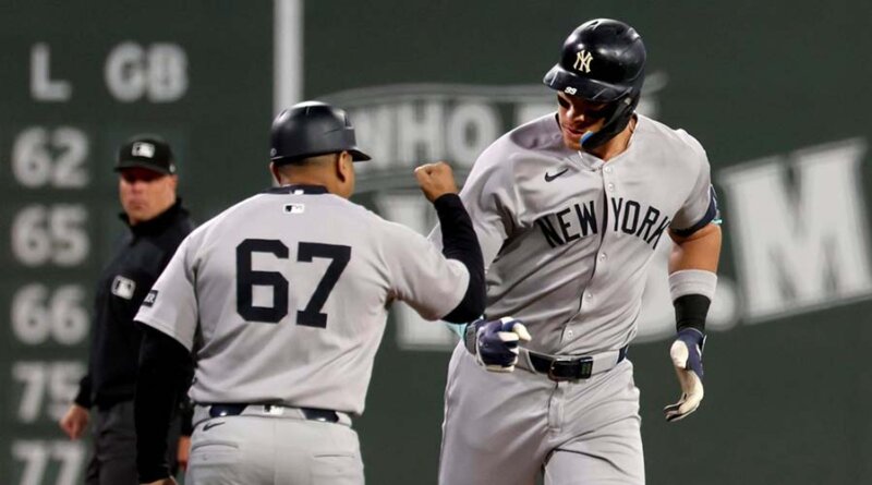 Aaron Judge deja atrás a Joe DiMaggio en la lista de máximos jonroneros de los Yankees