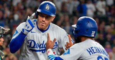 Dodgers conquistan la División Oeste con paliza a Diamondbacks