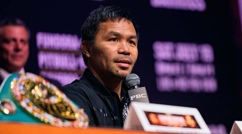 Manny Pacquiao anuncia regreso al ring en enero
