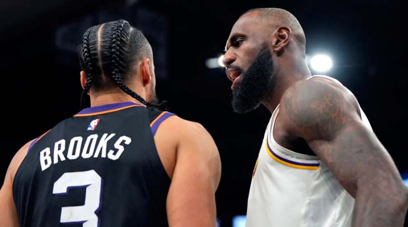 Lakers sufre ante Phoenix, pero LeBron James salvó la victoria