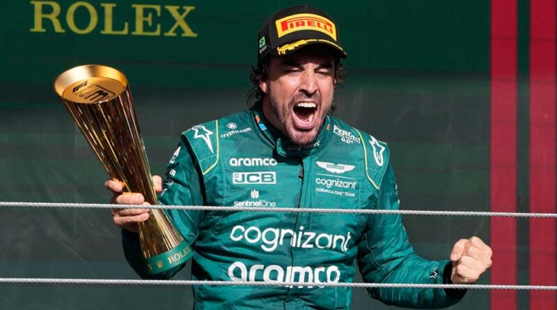 Fernando Alonso debutó como papá y el GP de Japón de la Fórmula 1 puede esperar