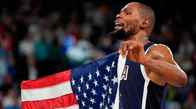 Kevin Durant buscará en LA28 el récord solitario de oros olímpicos en baloncesto para Estados Unidos