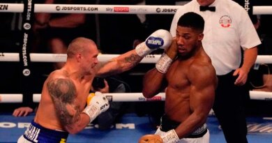 No descartan una tercera pelea entre Usyk y Joshua