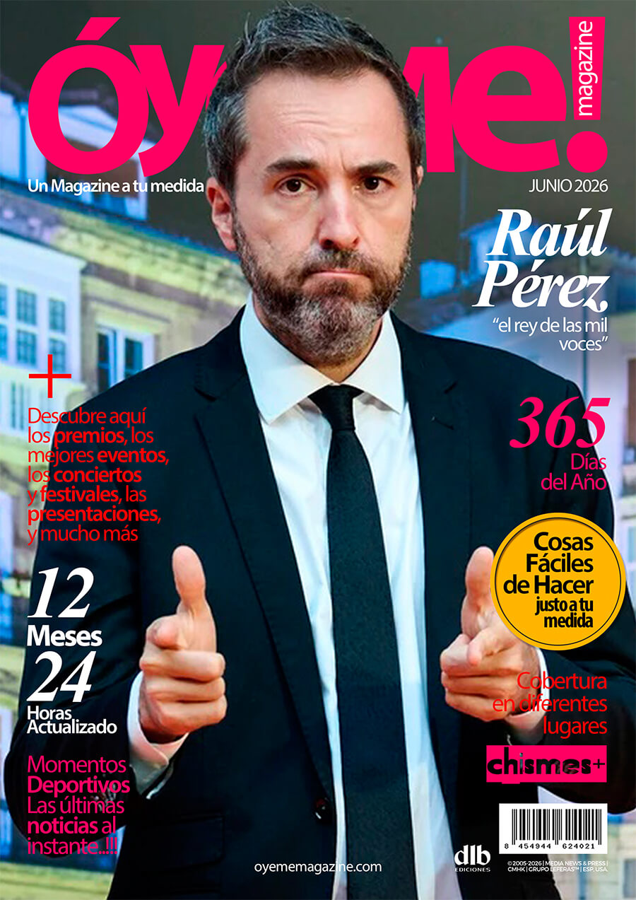 Raúl Pérez cover Óyeme Magazine!